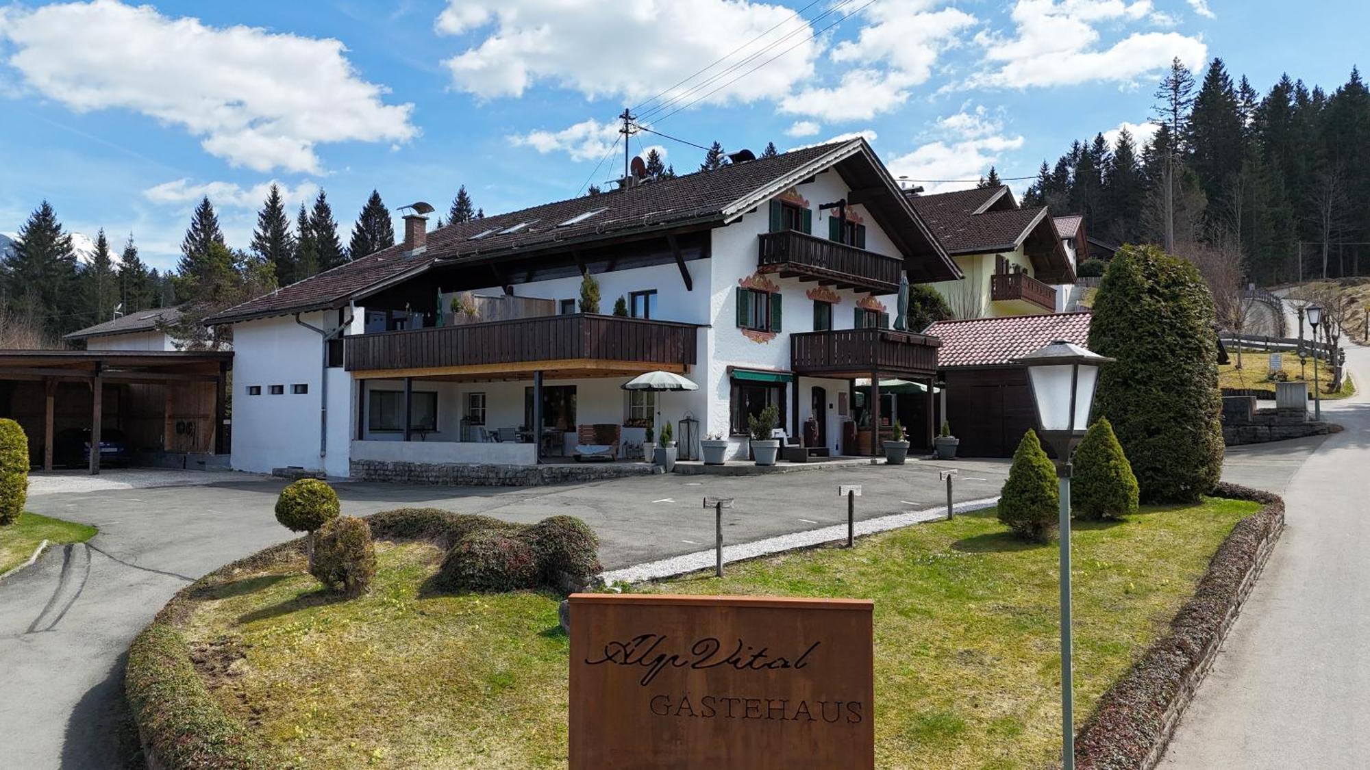 Gaestehaus Alpvital Klais Bagian luar foto